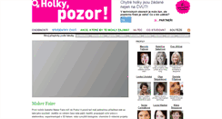 Desktop Screenshot of holkypozor.cz