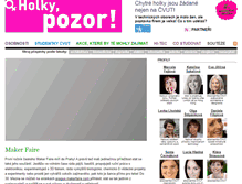 Tablet Screenshot of holkypozor.cz